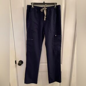 Figs Cairo Cargo Scrub Pants Navy Medium